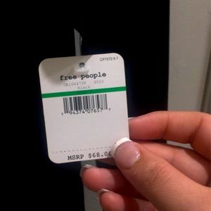 Free People top size L with tags